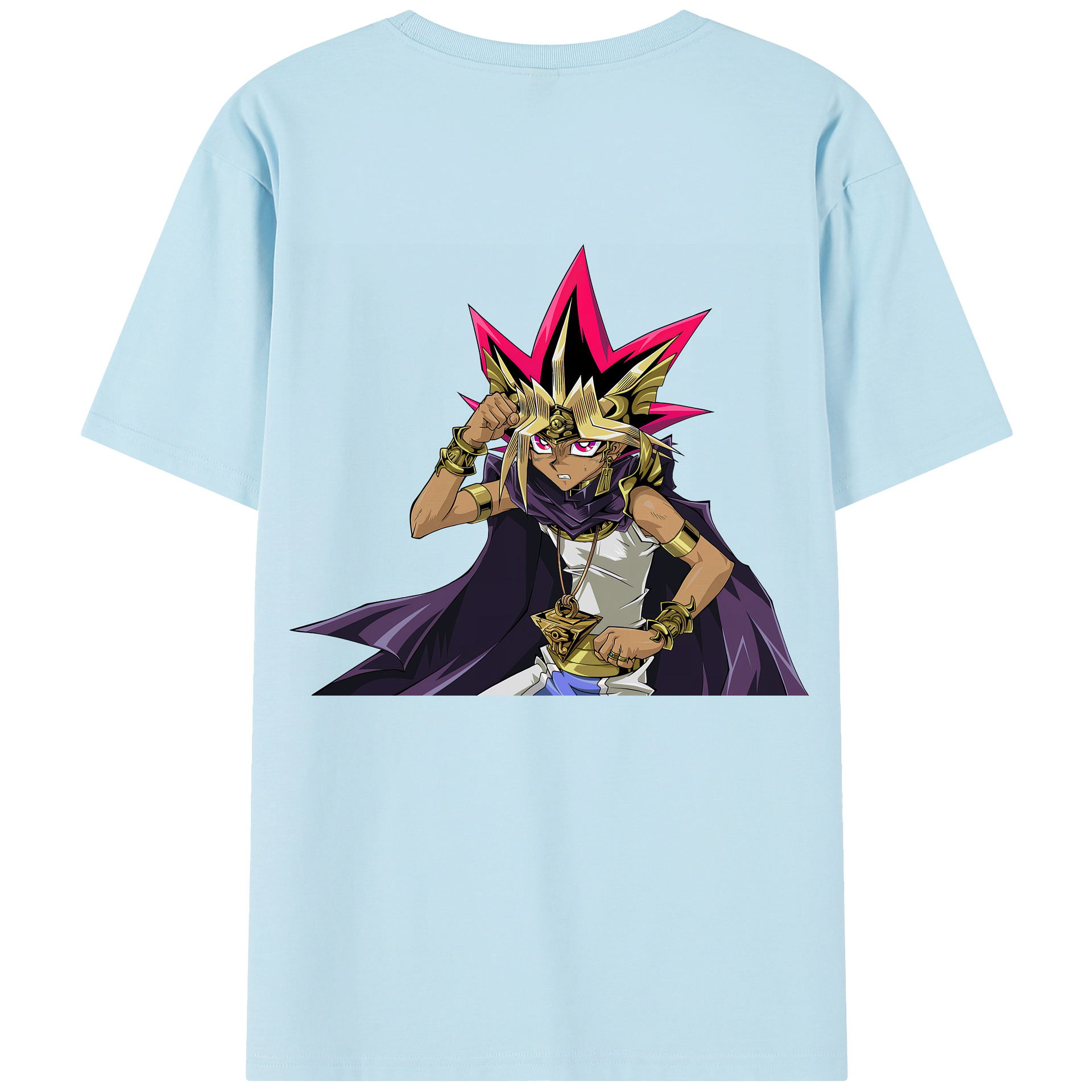 （画像用） 遊☆戯☆王 Yu-Gi-Oh! 綿100％半袖Tシャツ（背面プリント）